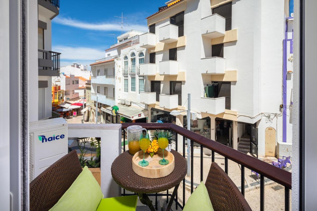 Apartamento Pe Na Areia, Armacao De Pera Bagian luar foto