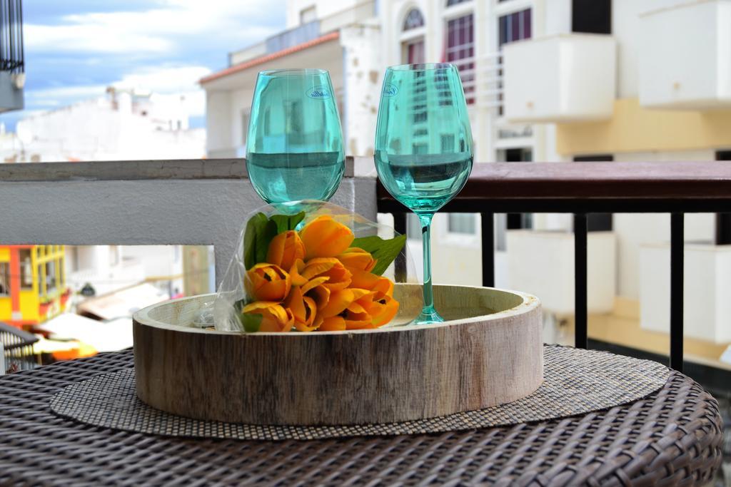 Apartamento Pe Na Areia, Armacao De Pera Bagian luar foto